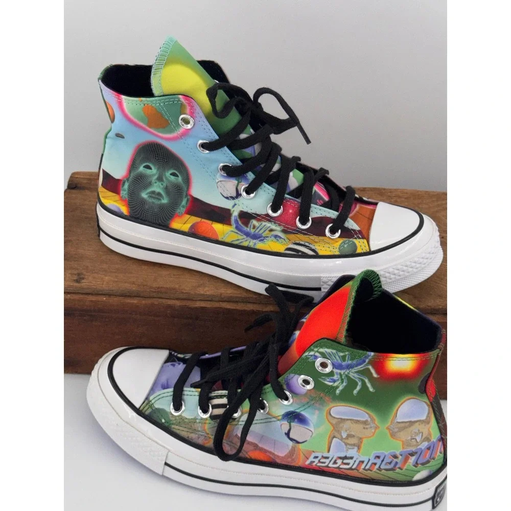 Converse Chuck 70 High Top Mens 5 Outdoor Rave Psychedelic Regeneration A01082C